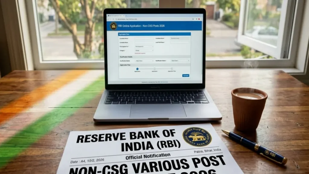 RBI Non CSG Various Post Recruitment 2026